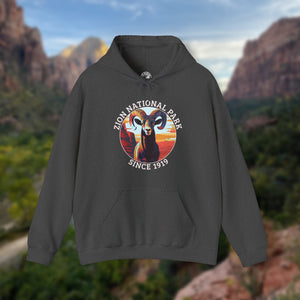 Zion Bighorn Sheep Hoodie