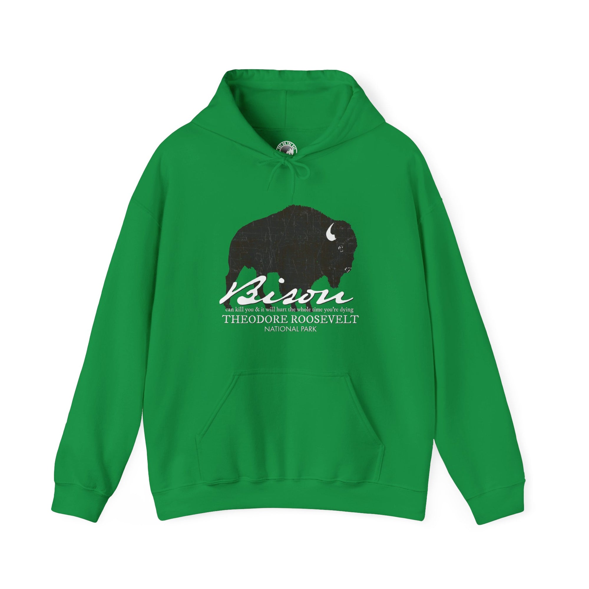 Bison Can Kill You Theodore Roosevelt Hooded Sweatshirt