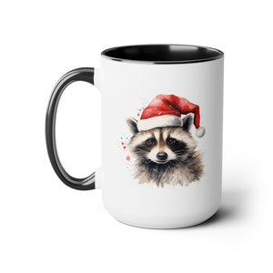 Santa Dave the Raccoon Coffee Mug 15oz - 2023 Edition