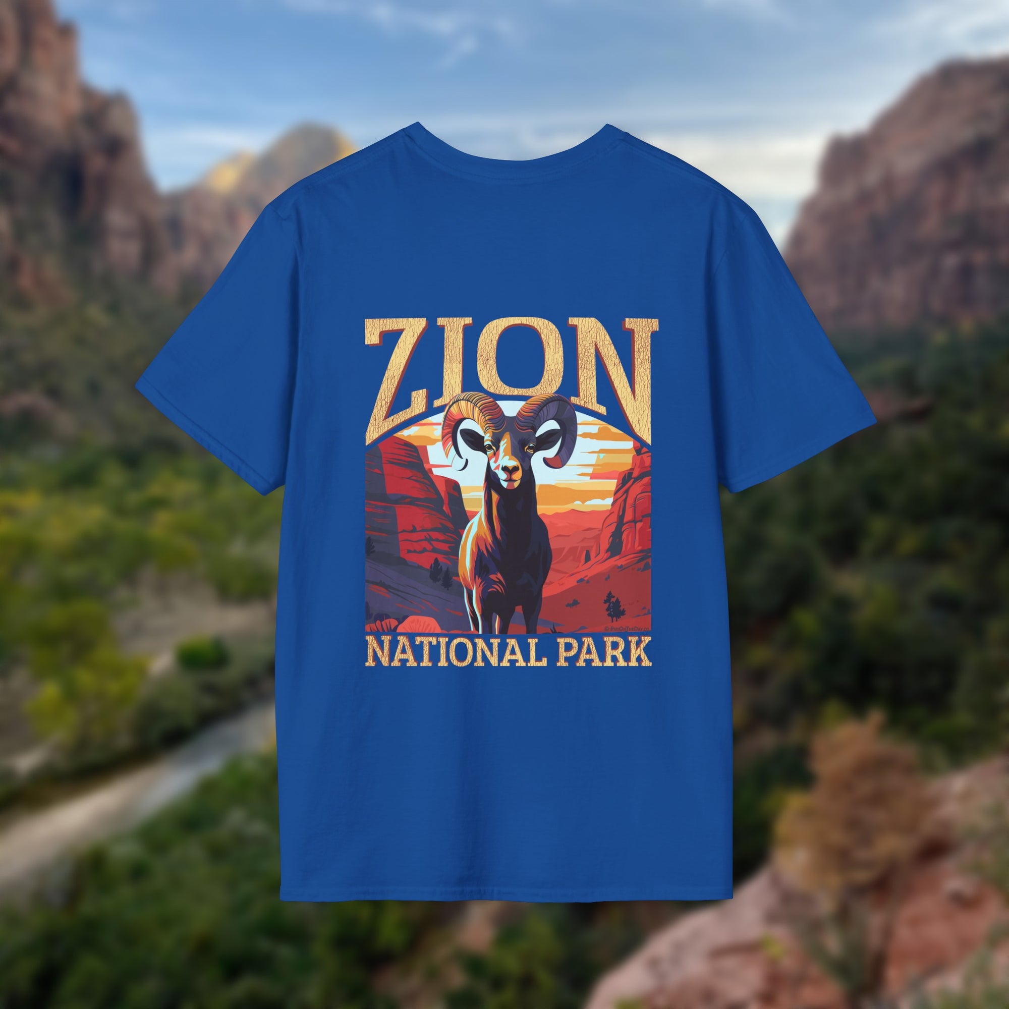 Zion Bighorn Sheep T-Shirt XL-5XL