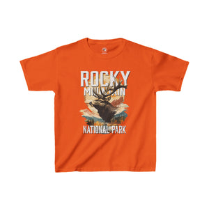 Rocky Mountain National Park Elk Kids Heavy Cotton™ Tee