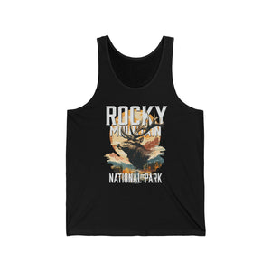 Rocky Mountain National Park Elk Unisex Jersey Tank