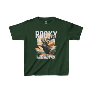 Rocky Mountain National Park Elk Kids Heavy Cotton™ Tee