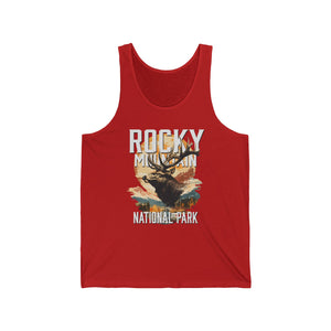 Rocky Mountain National Park Elk Unisex Jersey Tank