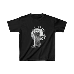 "A Little Feral" Raccoon Kids' T-Shirt