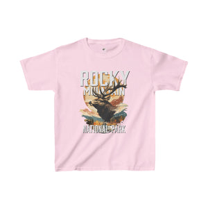 Rocky Mountain National Park Elk Kids Heavy Cotton™ Tee