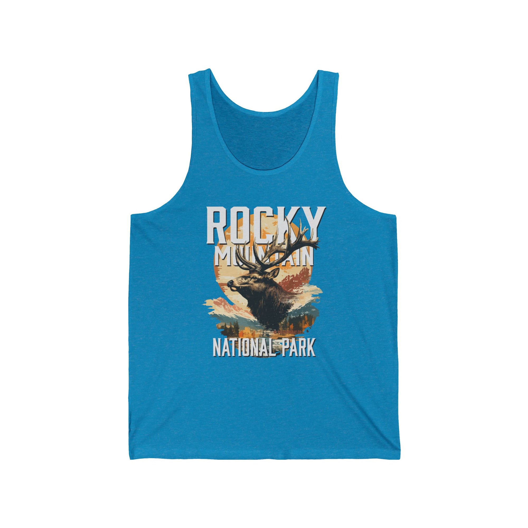 Rocky Mountain National Park Elk Unisex Jersey Tank