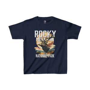 Rocky Mountain National Park Elk Kids Heavy Cotton™ Tee