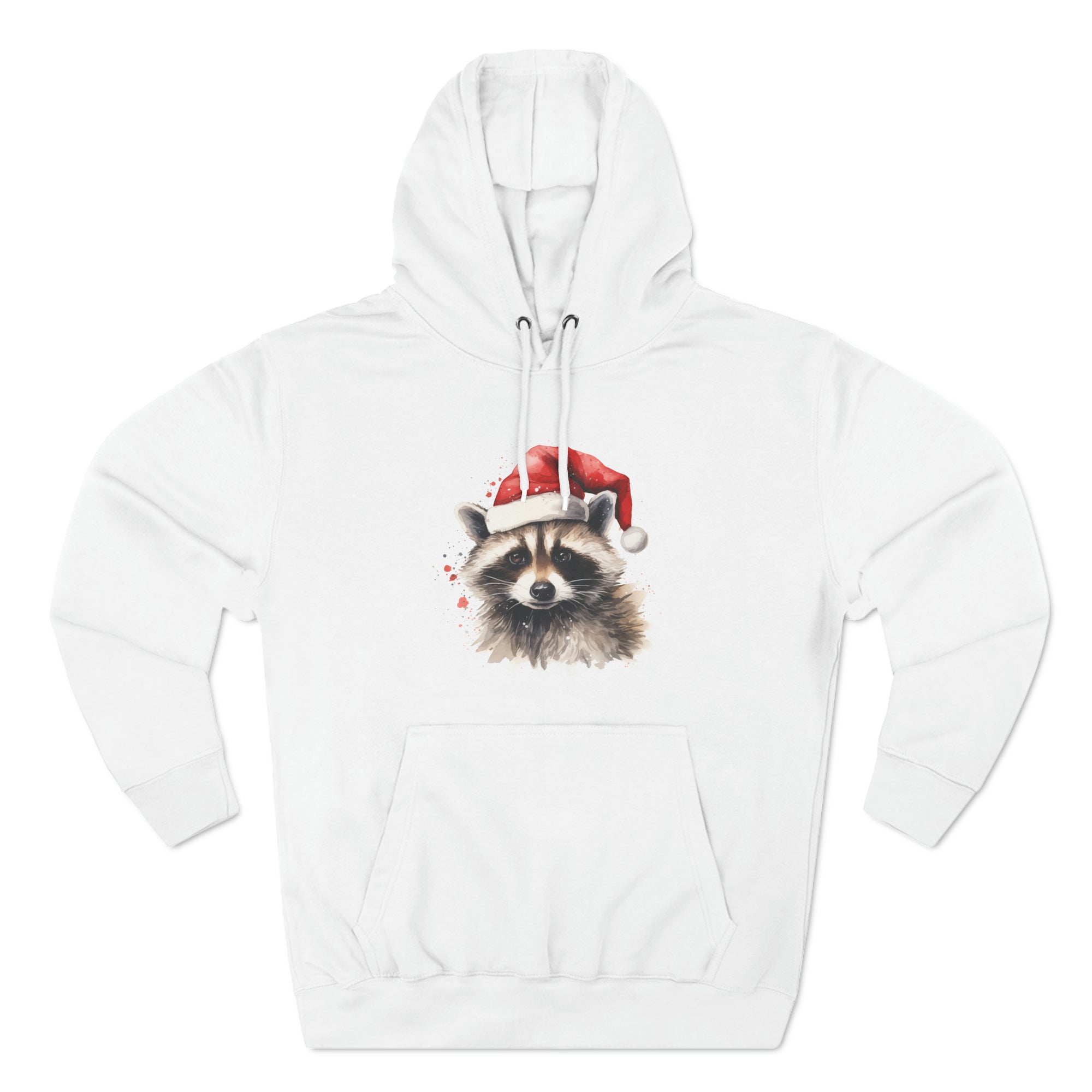 Santa Dave the Raccoon Pullover Hoodie