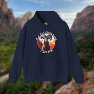 Zion Bighorn Sheep Hoodie