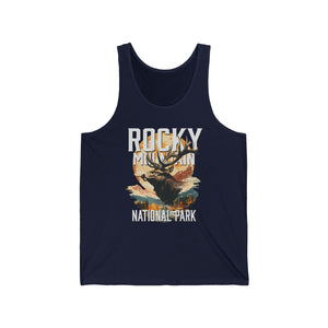 Rocky Mountain National Park Elk Unisex Jersey Tank