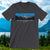 Glacier National Park Montana T-Shirt with Mountain Lake in the Background