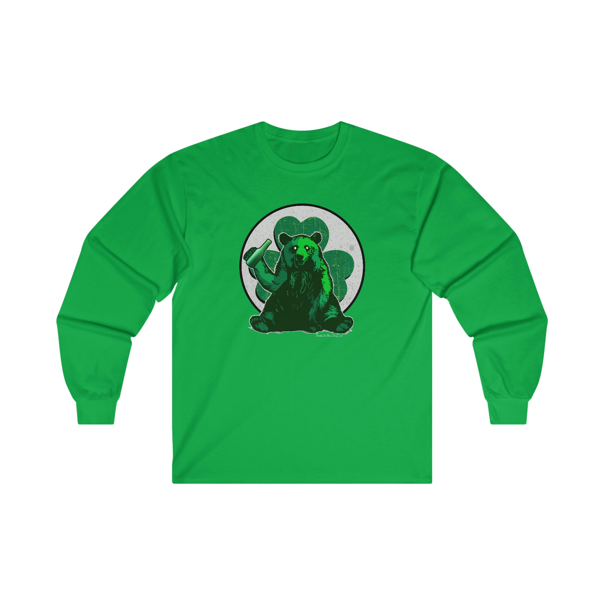 Green Bear Cheers: Long Sleeve St. Patrick's Day Shirt