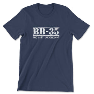 Battleship Texas BB-35 The Last Dreadnought T-Shirt T-Shirt Printify Navy L 