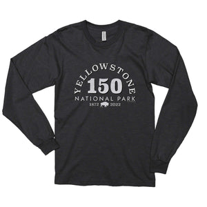 Yellowstone 150th Anniversary Long Sleeve Shirt Long-sleeve Printify Dark Grey Heather L 