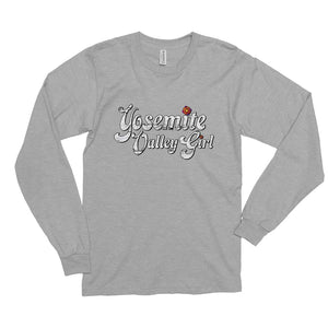 Yosemite Valley Girl Long Sleeve T-Shirt Long-sleeve Printify Athletic Heather XS 