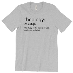 Theology Definition T-Shirt Printify Athletic Heather S 