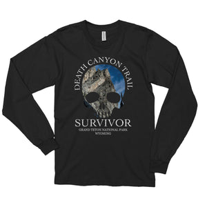 Death Canyon Survivor (Long Sleeve) Long-sleeve Printify Black S 