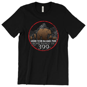 Grand Teton: Home Range of 399 T-Shirt Printify Black S 
