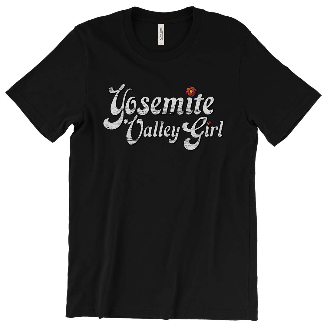 Yosemite Valley Girl T-Shirt Printify Aqua L 
