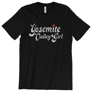 Yosemite Valley Girl T-Shirt Printify Black S 