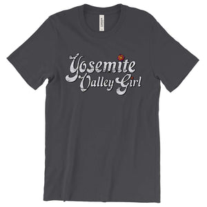 Yosemite Valley Girl T-Shirt Printify Dark Grey S 