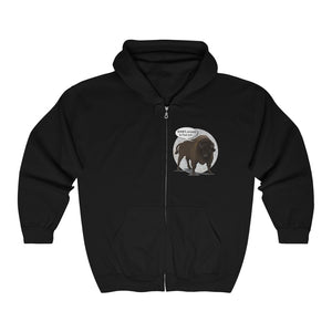 Bison Around and Find Out Full Zip Hooded Sweatshirt