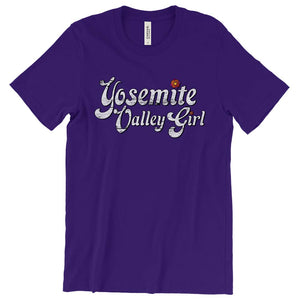 Yosemite Valley Girl T-Shirt Printify Team Purple S 