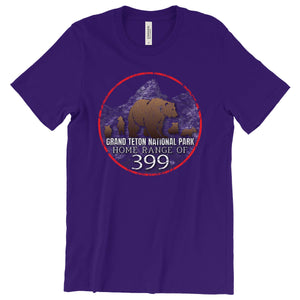 Grand Teton: Home Range of 399 T-Shirt Printify Team Purple S 