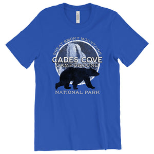 Cades Cove Campground Bear T-Shirt Printify True Royal L 