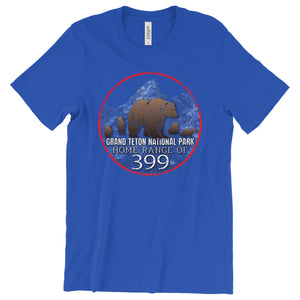 Grand Teton: Home Range of 399 T-Shirt Printify True Royal S 