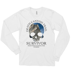 Death Canyon Survivor (Long Sleeve) Long-sleeve Printify White L 