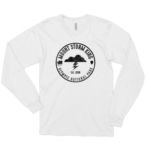 Mount Storm King, Olympic National Park - Long Sleeve Long-sleeve Printify White S 